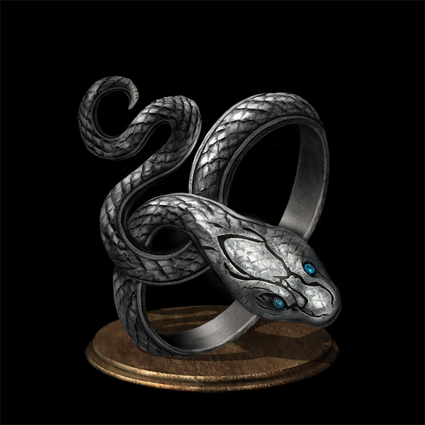 coveted silver serpent ring