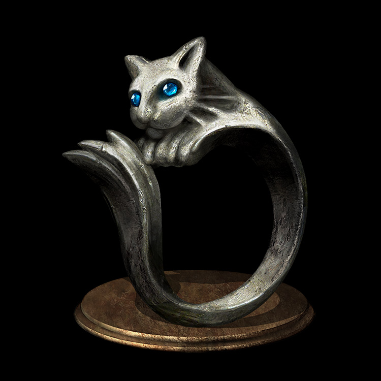 銀猫の指輪 ダークソウル×TORCH TORCH（トーチトーチ）