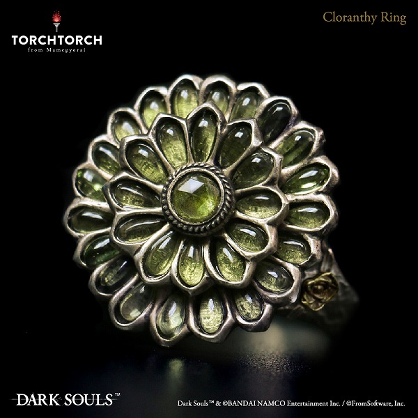 TORCH　TORCH/　リングコレクション緑花の指輪　19号　ダークソウル　×