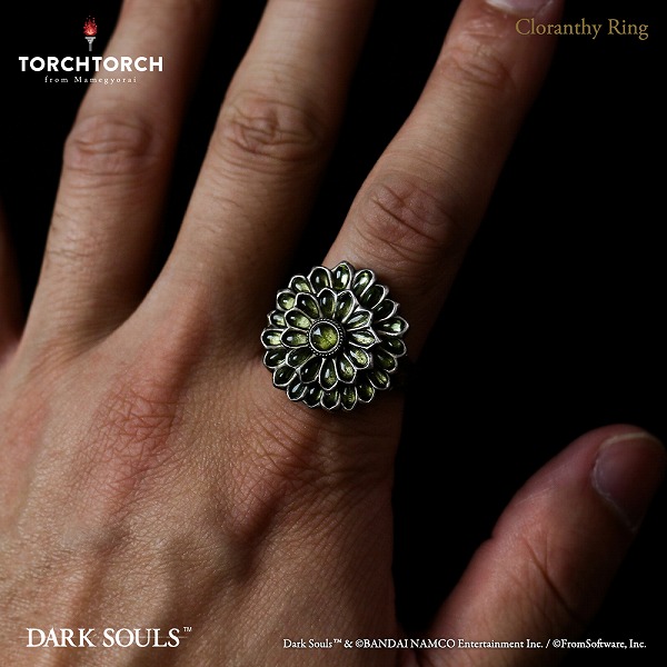 その値段でお願い致しますダークソウル TORCH TORCH  緑花の指輪　17号