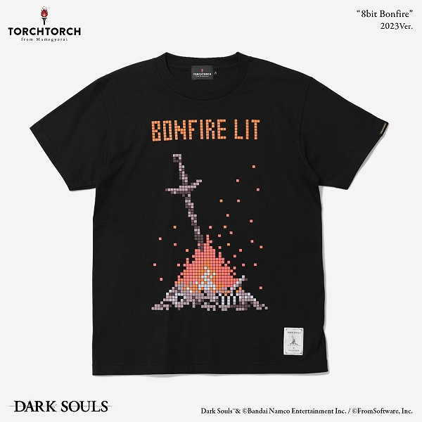 8bitの篝火のTシャツ（2023Ver.） 2023 | DARK SOULS × TORCH